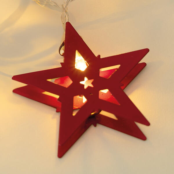 Lichterkette mit Ornamenten ca. 200 cm