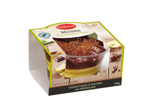 Chocolate mousse with pears or Coffee Delight