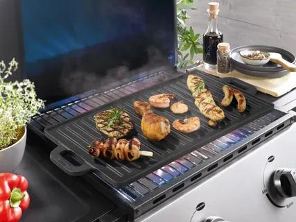 Grillmeister Cast Iron Grill Pan/ Plate