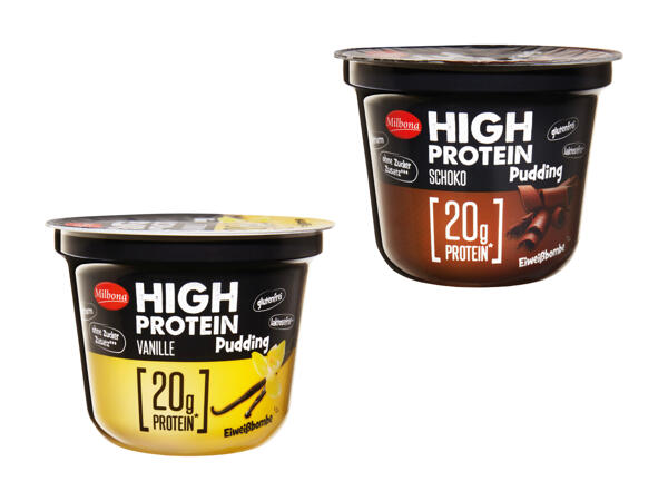 Pudding riche en protéines