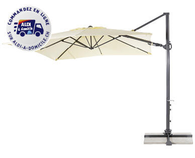 PARASOL SUSPENDU EN ALUMINIUM