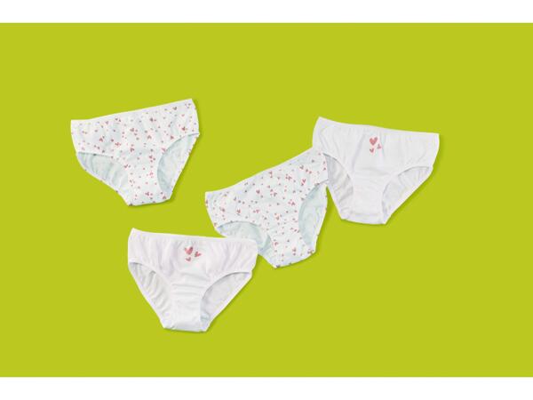 Girls' Briefs, 4 pieces