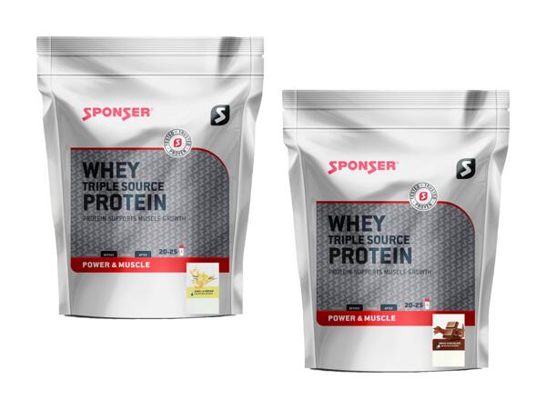Poudre protéinée Sponser Whey triple source