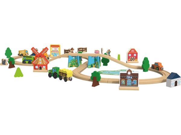Wooden Train Set