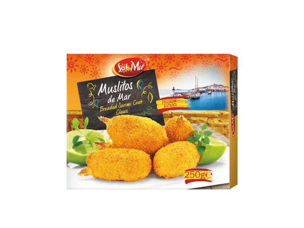 Panerade surimibitar