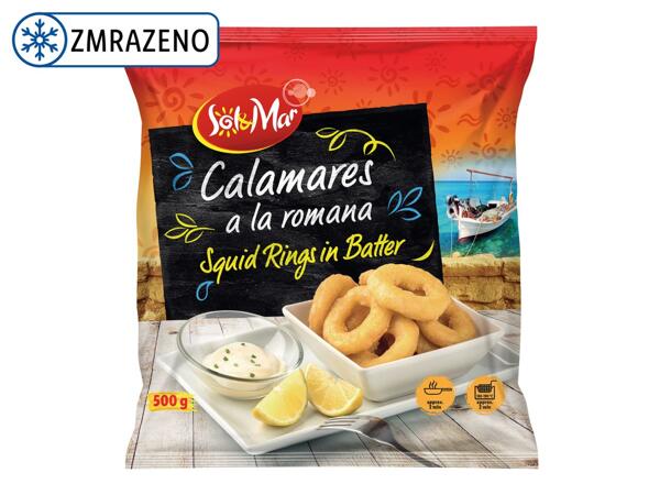 KROUŽKY Z KALAMÁRA V TĚSTÍČKU
