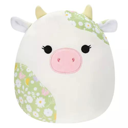 8" Floral Cow