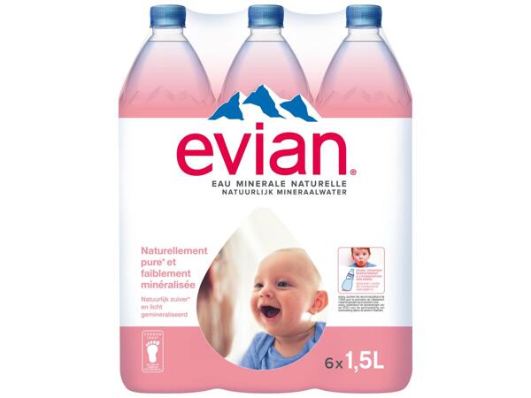 Evian mineral water