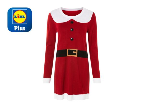 Esmara Ladies' Christmas Jumper Dress Red