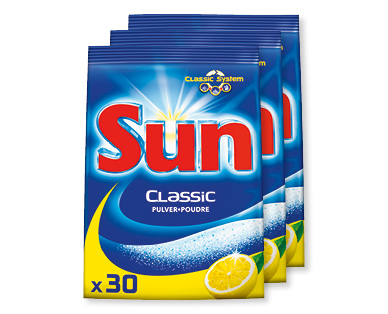 Produit pour lave-vaisselle en poudre SUN