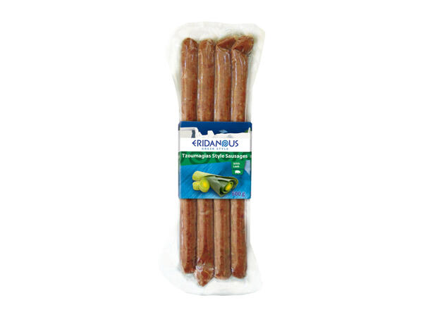 Eridanous Tzoumagias-Style Pork Sausages with Leek