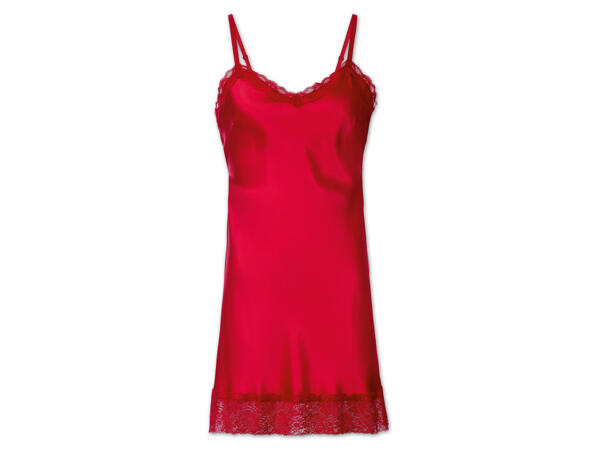 Damen Satin-Nachthemd