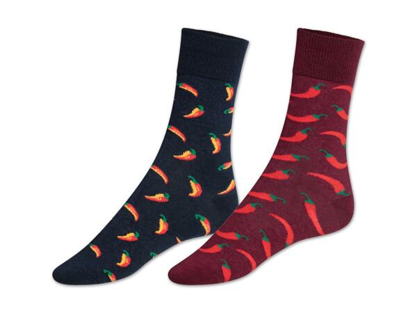 Damen/​Herren Socken, 2 Paar