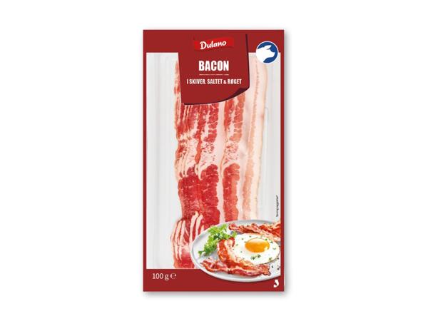 DULANO/​PÅLÆGSSLAGTEREN Bacon i skiver eller leverpostej