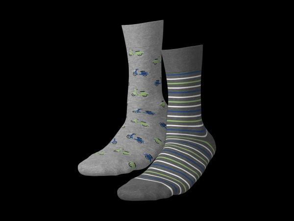 Damen/Herren Socken, 2 Paar