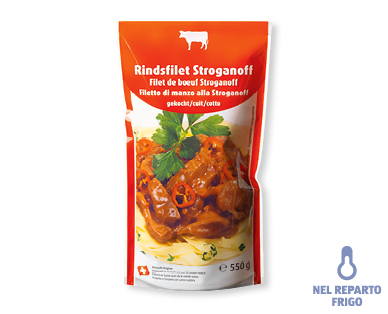 Filetto di manzo alla Stroganoff