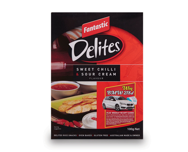 Delites Rice Snacks 100g