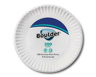 Boulder 
 Uncoated Paper Plates