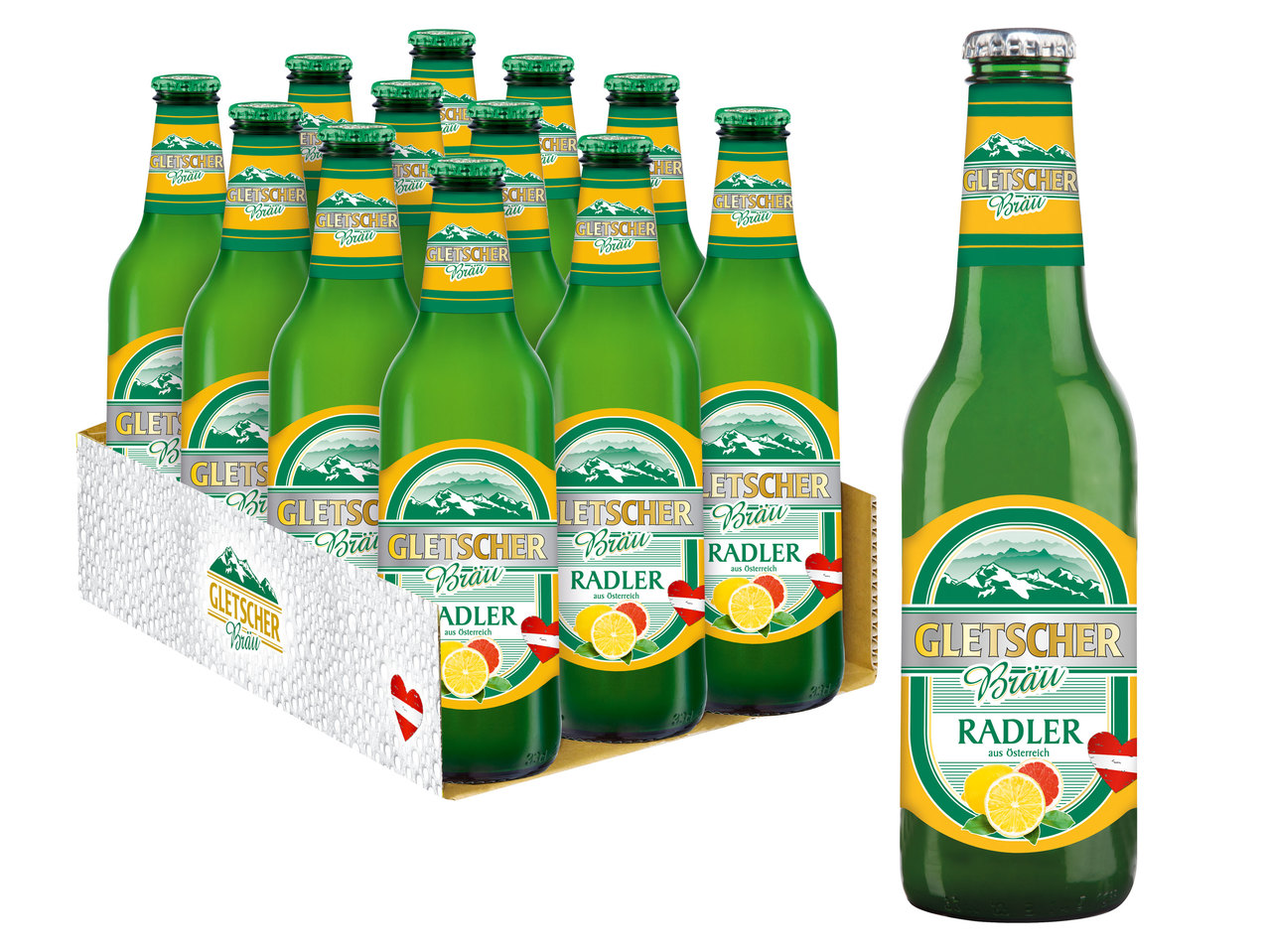 GLETSCHERBRÄU Zitronen-Grapefruit-Radler