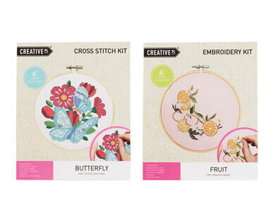 Embroidery or Cross Stitch Kits