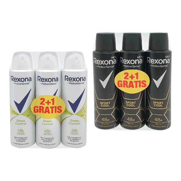 REXONA(R) 				Déodorant, 3 pcs