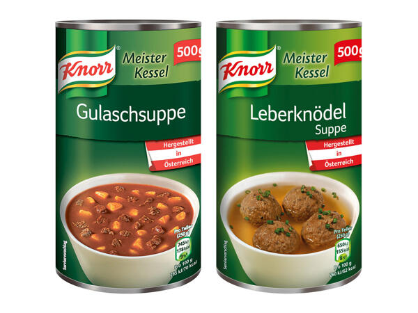 KNORR Meisterkessel-Suppe