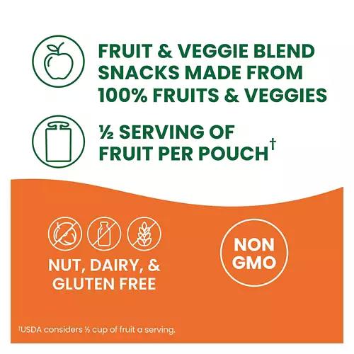 Variety Pack Fruit & Veggie Squeezie - 12 pack, 3.2 oz pouch