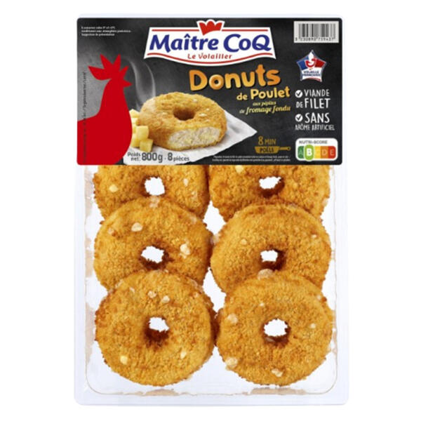 Donuts poulet fromage