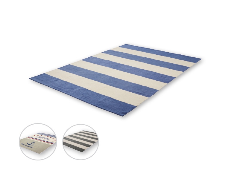MERADISO(R) Cotton Rug 140 x 200cm