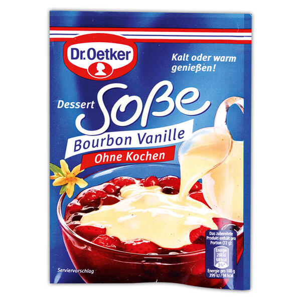 Dessert Soße Bourbon Vanille
