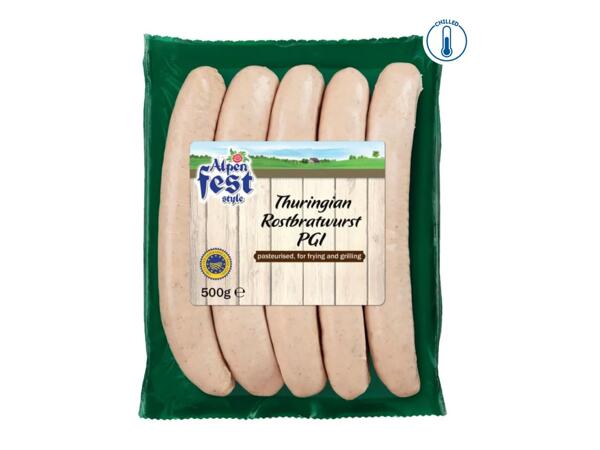 Taste of Deutschland Thüringer Rostbratwurst P.G.I.