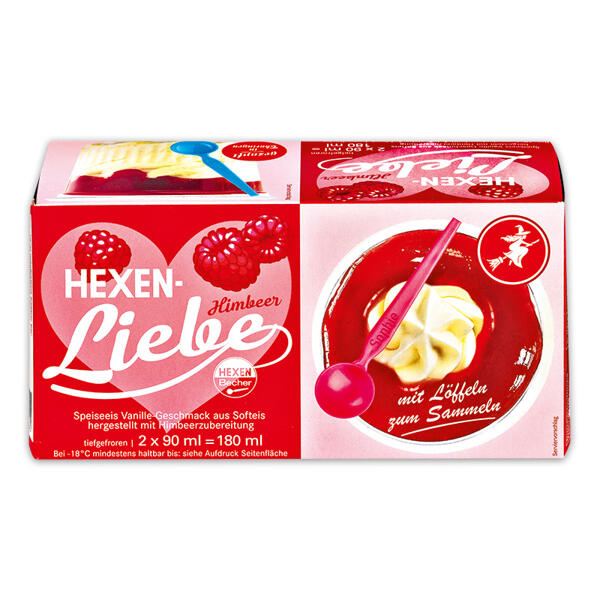 Hexen-Liebe/ -Minze Eisbecher