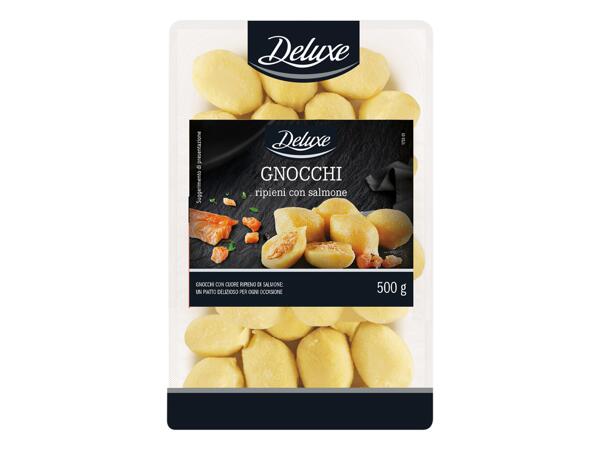 Gnocchi with salmon filling