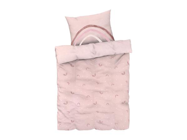 Livarno Home Kids' Reversible Bedlinen - Single Pink