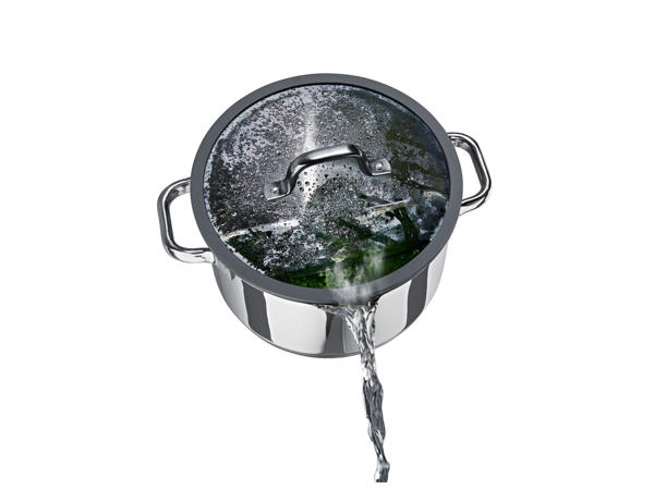 24cm Stainless Steel Stock Pot