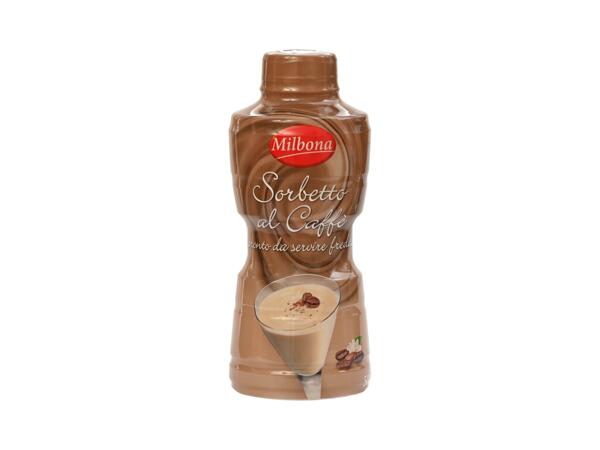 Coffee sorbet