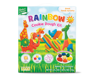 Baker's Corner Rainbow Cookie Dough Party Kit