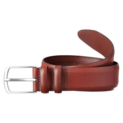 Men's Genuine Leather Dress Belt - Brown, L