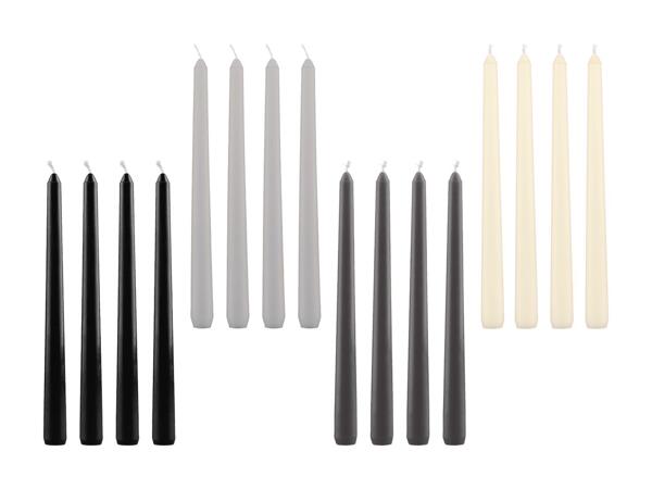 Bougies piliers, set de 4