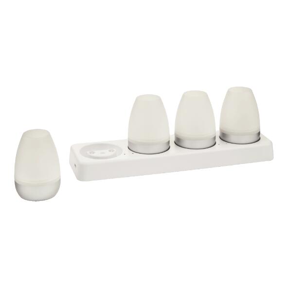 CASALUX(R) Lampes LED de salon de jardin, 4 pcs