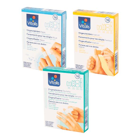 VITALIS(R) 				Pansements pour doigts, 16 pcs