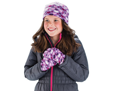 L&D Children's Fleece Hat and Gloves Set