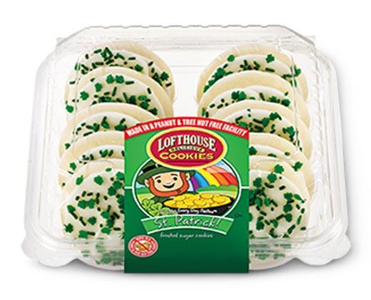 Lofthouse 
 St. Patrick's Day Frosted Sugar Cookies