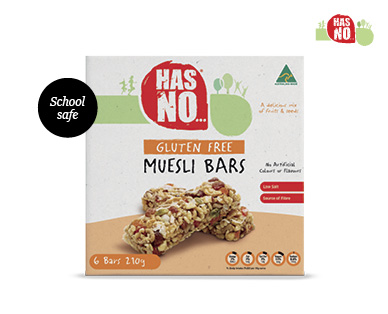 GLUTEN FREE BAR 6PK/210G