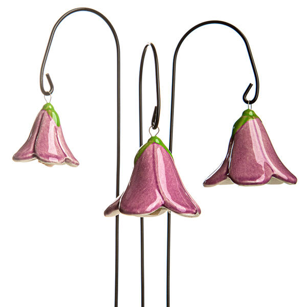 Keramik-Blumenstecker 3er-Set