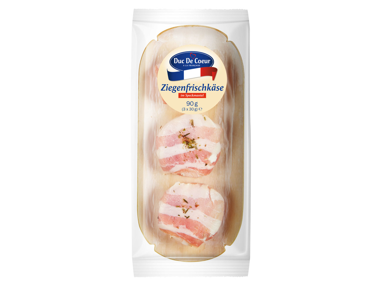 DUC DE COEUR Ziegenkäse im Speckmantel