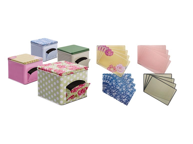 Boîte/ sets de table, 1 pièce/ lot de 4