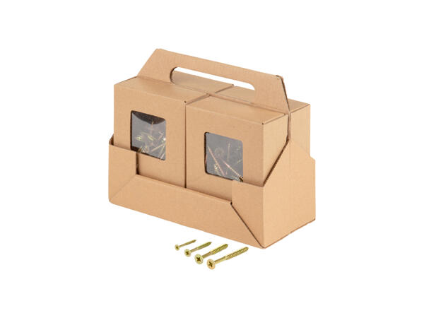 Chipboard Screws, Wall Plugs or Nails