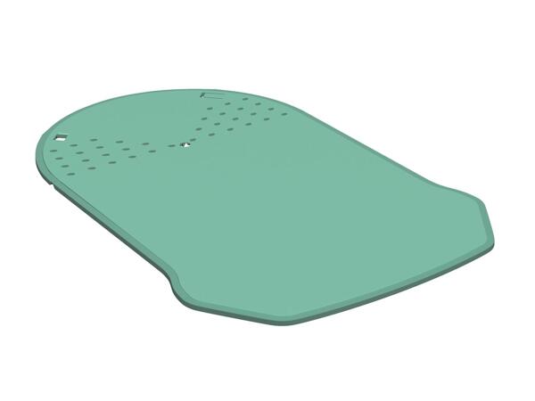 Foldable chopping board with colander