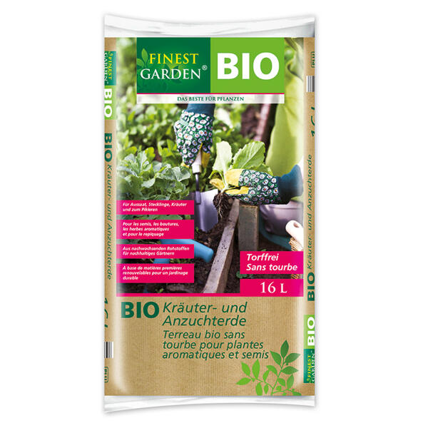 Bio-Kräuter- und Anzuchterde